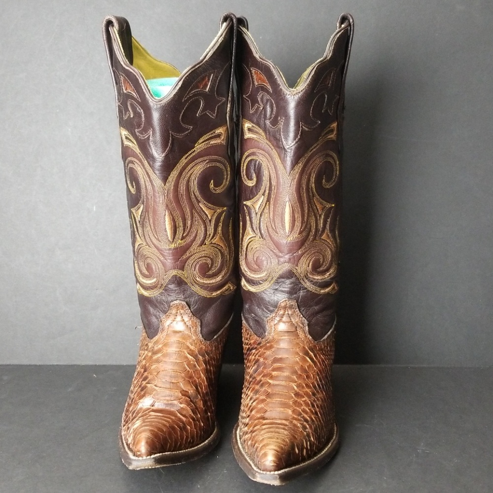 Corral Python Leather Women Boot - image 2